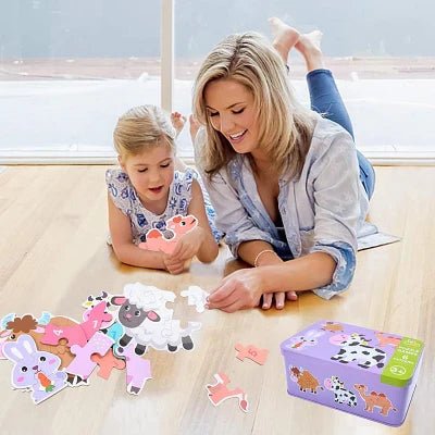 Puzzle Montessori - BabyPuzzle™ - Bétail - Vie Maman