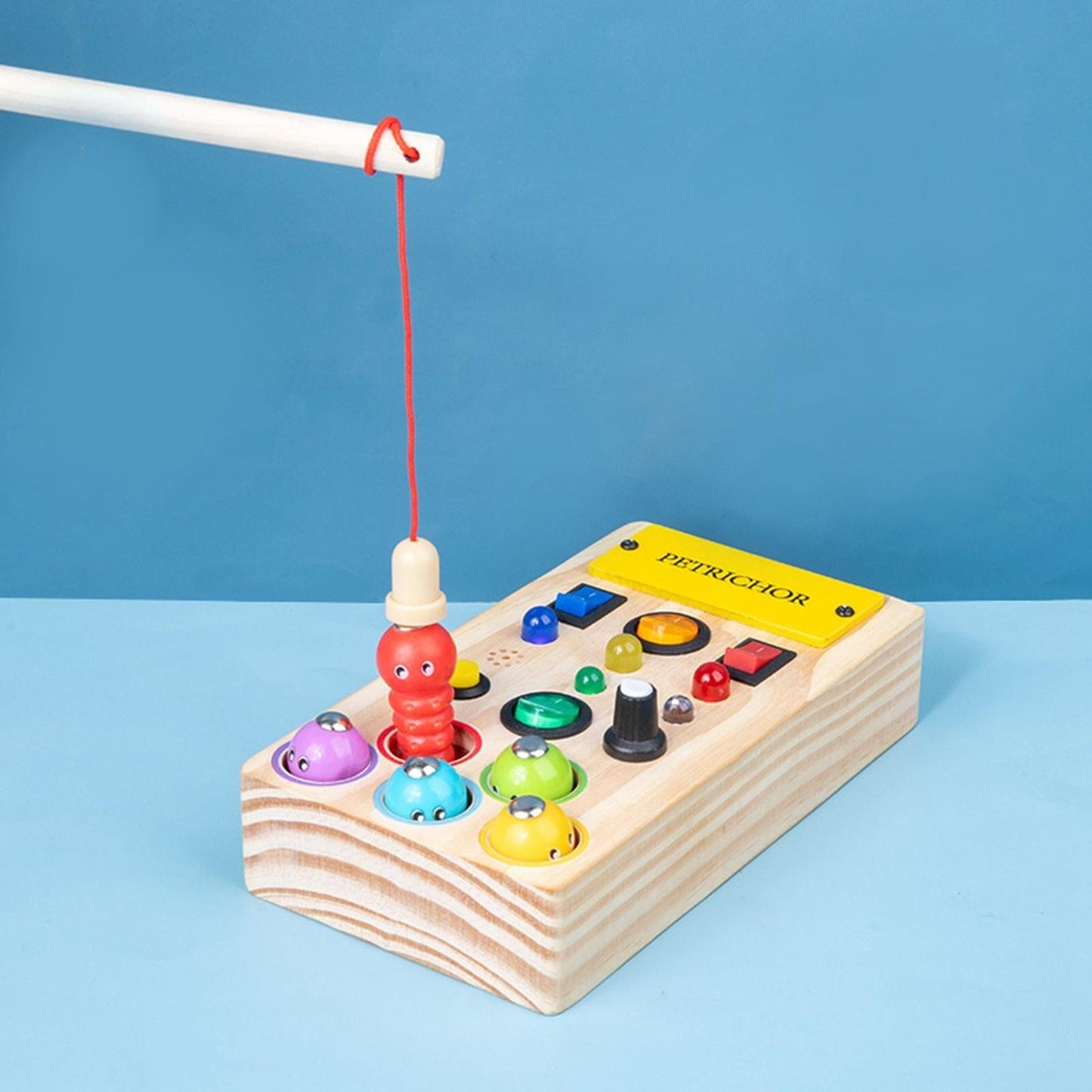 Tableau Montessori - BusyBoardCircuit™ - Pêche - Vie Maman