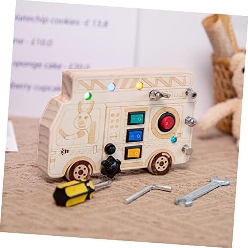 Tableau Montessori - BusyBoardCircuit™ - Camion de pompier - Vie Maman
